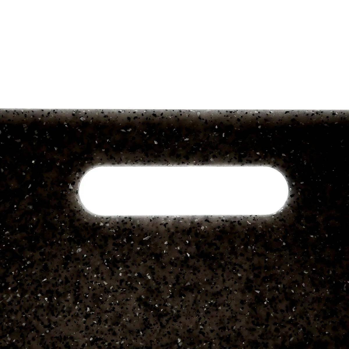 Lot de 2 Planches à Découper "Effet Pierre" 36cm Noir - Image 2