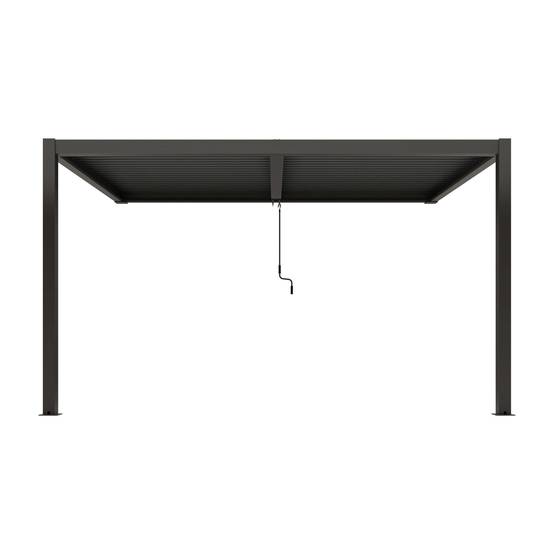 Pergola Adossée Thermolaquée Anthracite 4*3m - Ximax - Image 2
