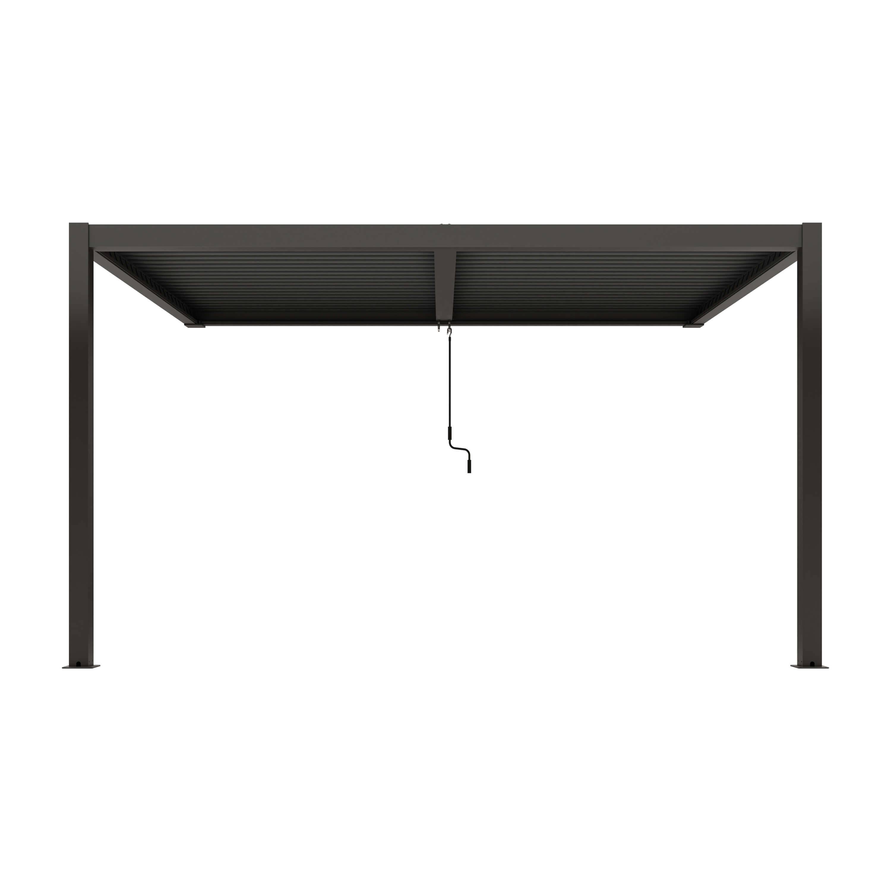Pergola Adossée Thermolaquée Anthracite 4*3m - Ximax - Image 2