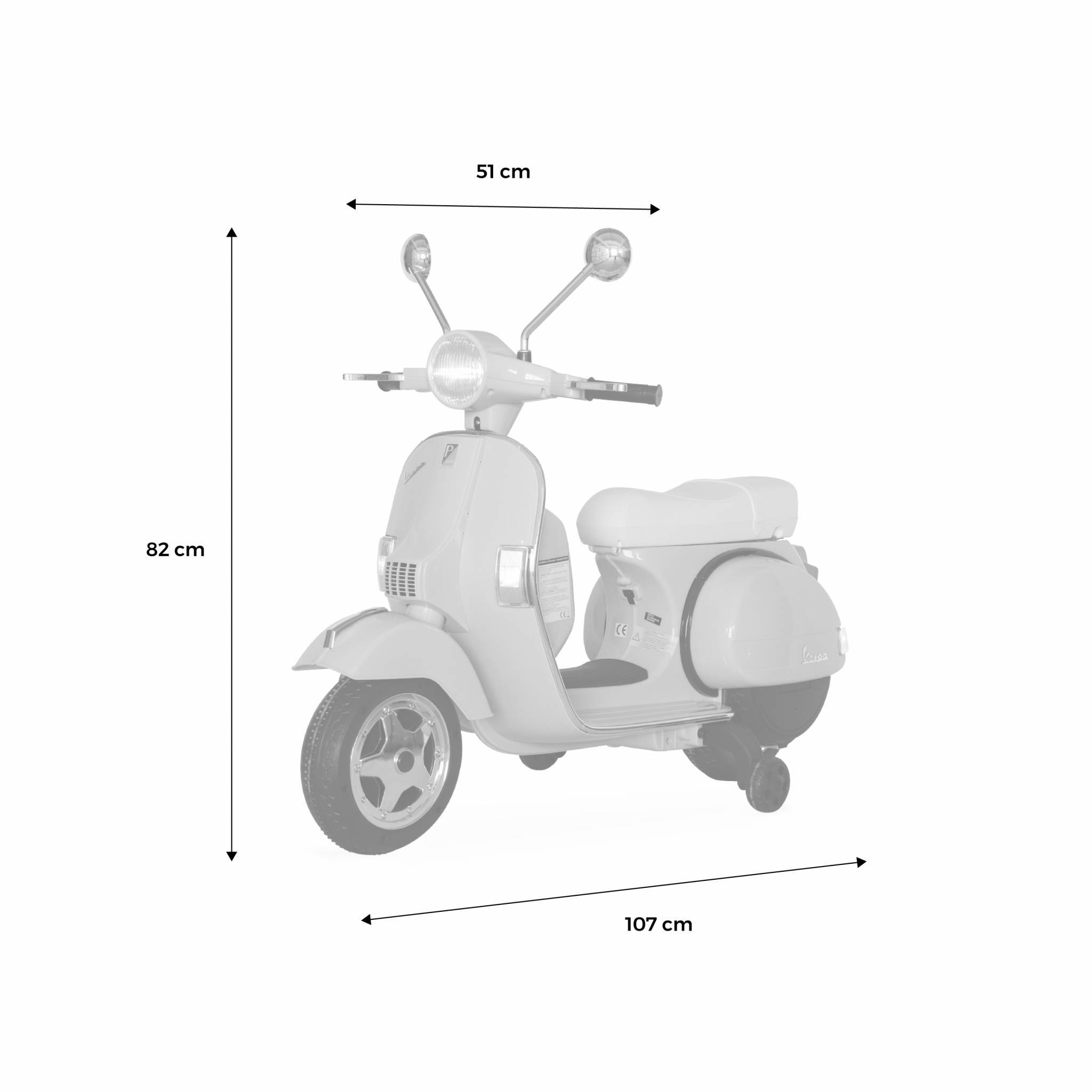 Vespa GTS - Moto Électrique pour Enfant - 6V - 1 à 3 ans - Rose