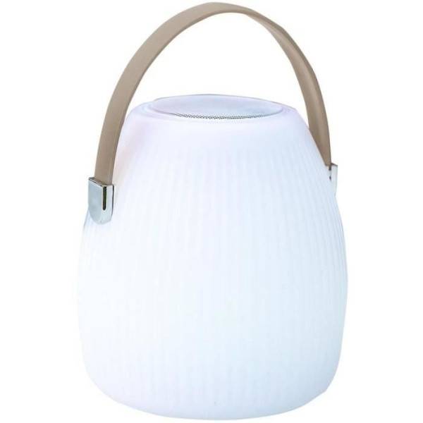 Lumisky - Lampe enceinte bluetooth sans fil - LUMISKY - MINI MAY PLAY - H23 cm - LED blanc et multicolore dimmable - Image 1