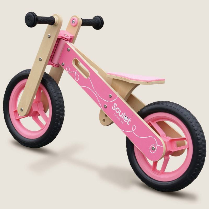 Soulet - Draisienne en bois pour enfant - Coloris rose - Image 9