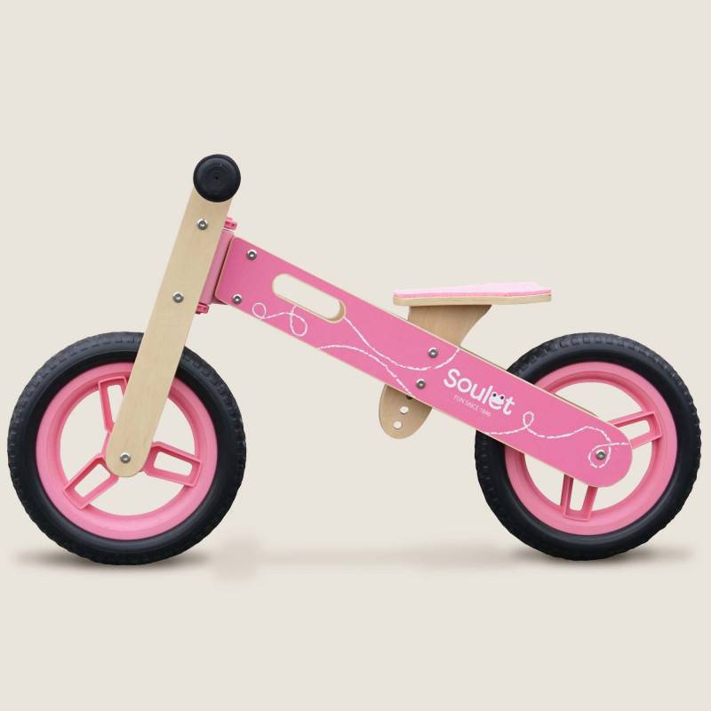 Soulet - Draisienne en bois pour enfant - Coloris rose - Image 8