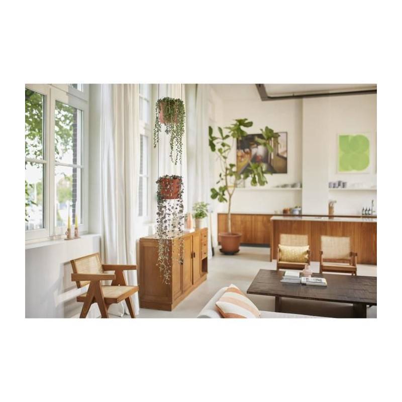 Elho - Pot De Fleurs Rond Vibia - Plastique Réservoir - ø35 - Jaune Miel - Image 6