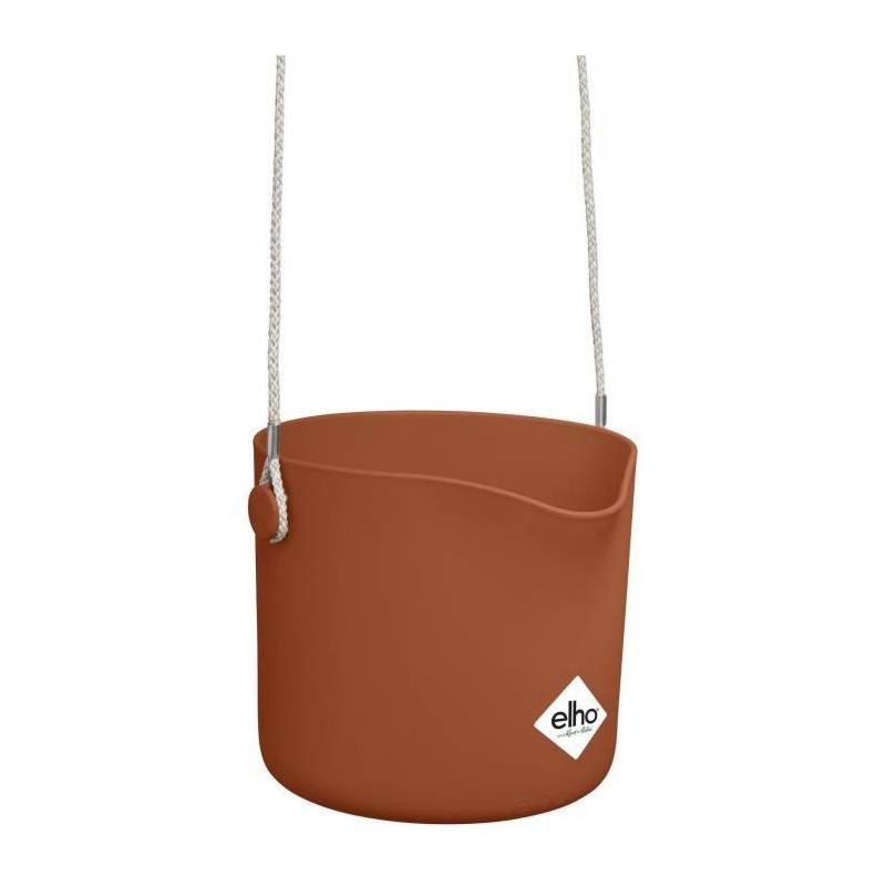 Elho - Pot De Fleurs Rond Vibia - Plastique Réservoir - ø35 - Jaune Miel - Image 1