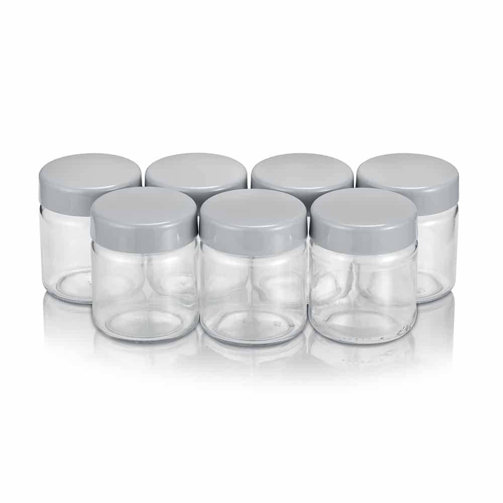 0 - 7 pots en verre pour Yaourtière Severin - BASTIDE - Image 1