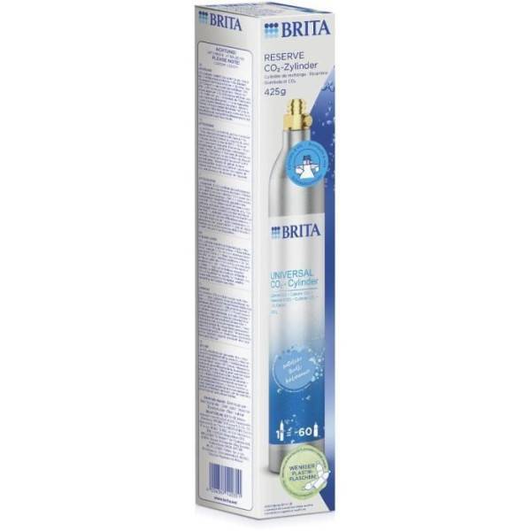 Machine a Soda Cylindre CO2 de réserve BRITA - Pour machines a eau pétillante - Gazéifie jusqu'a 60L d'eau pétillante - Image 1