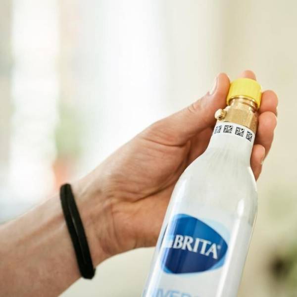 Machine a Soda Cylindre CO2 de réserve BRITA - Pour machines a eau pétillante - Gazéifie jusqu'a 60L d'eau pétillante - Image 4
