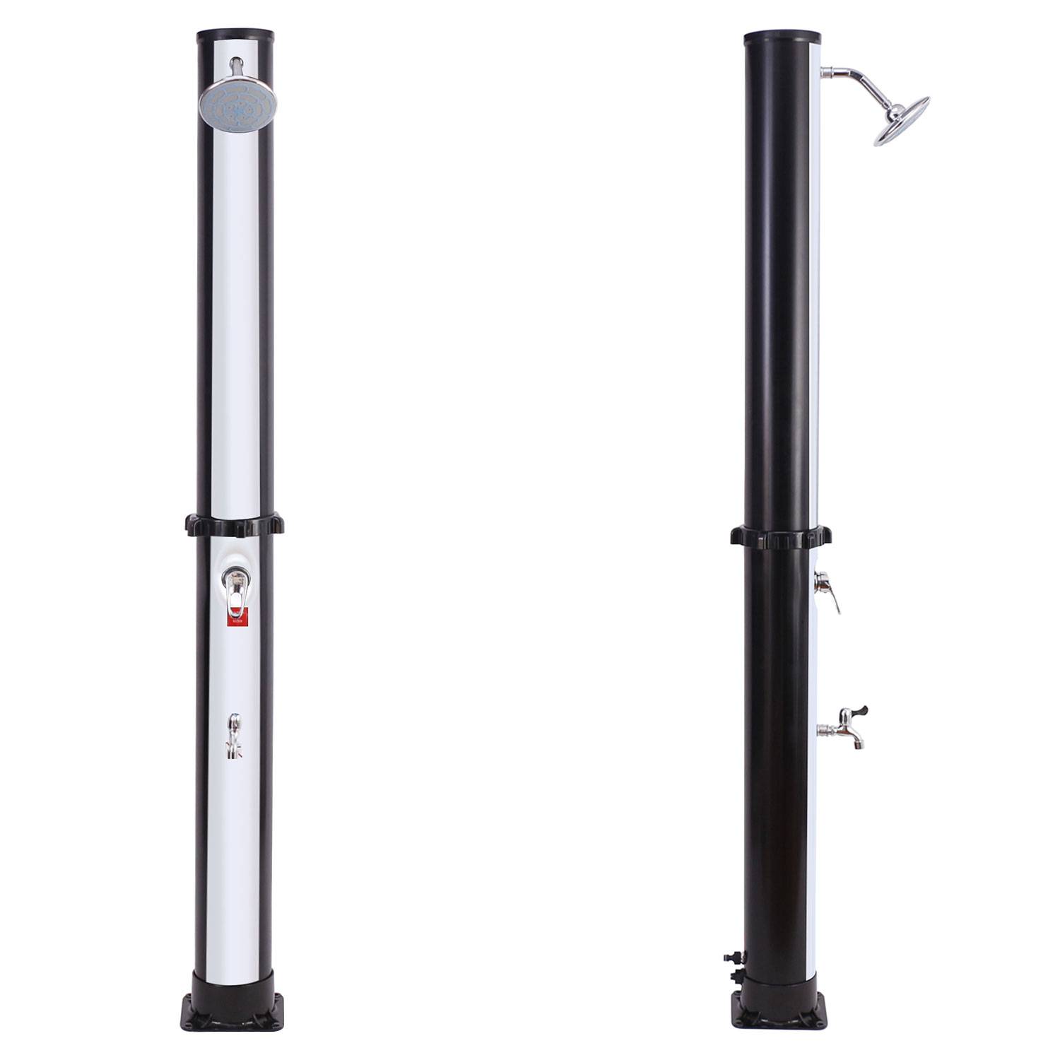 Happy Garden - Douche solaire FIDGI noire et argent 35L - HAPPY GARDEN - Image 5