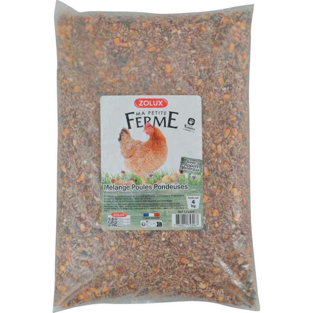 Zolux - Aliment composé mélange pour poules pondeuses 4 kg basse cour - Image 4