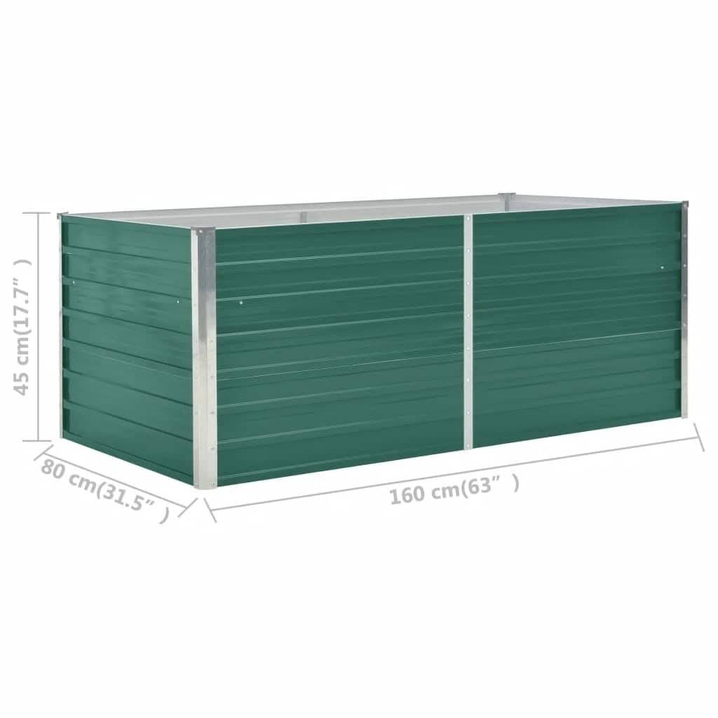 Prolenta Premium - Jardinière acier vert  160 x 80 x 45 cm  - Prolenta premium p335.2 - Image 7