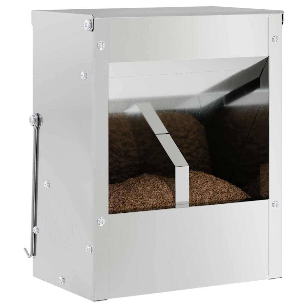 Vidaxl - Distributeur pour lapins Argent 20 x 12,5 x 25 cm vidaXL 874590 - Image 4