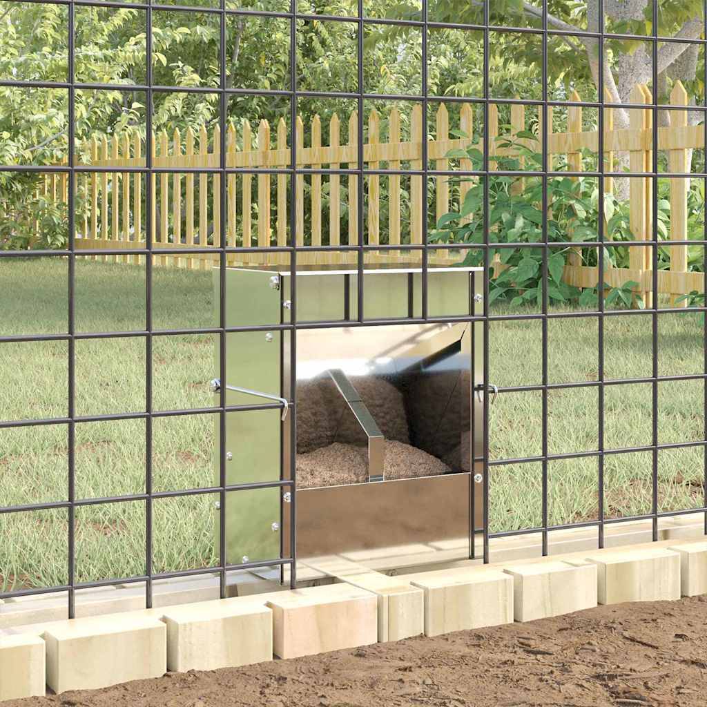 Vidaxl - Distributeur pour lapins Argent 20 x 12,5 x 25 cm vidaXL 874590 - Image 5