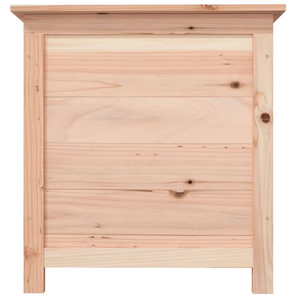 Boîte à coussins d'extérieur 50 x 50 x 56 cm bois de sapin massif - Image 2