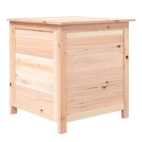 Boîte à coussins d'extérieur 50 x 50 x 56 cm bois de sapin massif - Image 1