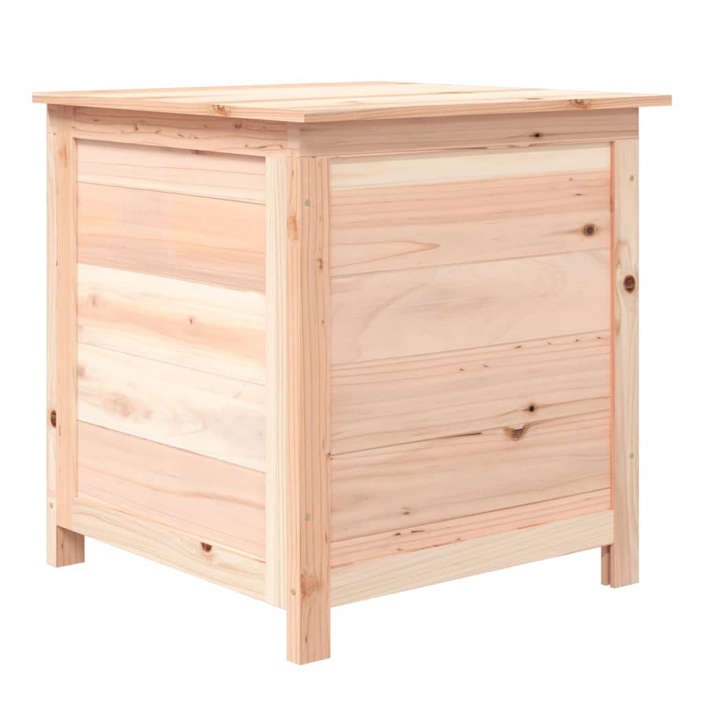 Boîte à coussins d'extérieur 50 x 50 x 56 cm bois de sapin massif - Image 1