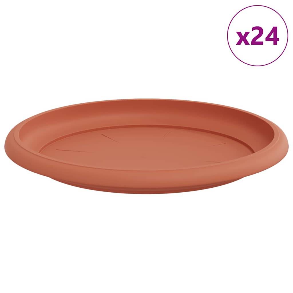 Prolenta Premium - Jardinière plastique rouge  17,5 x 17,5 x 2 cm  - Prolenta premium p39.8 - Image 2