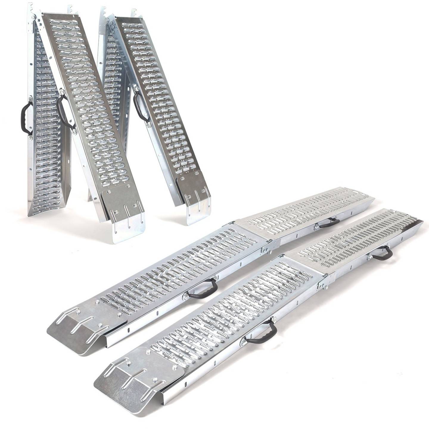 Set de 2 rampes pliables galvanisées spécial chargement - Image 3