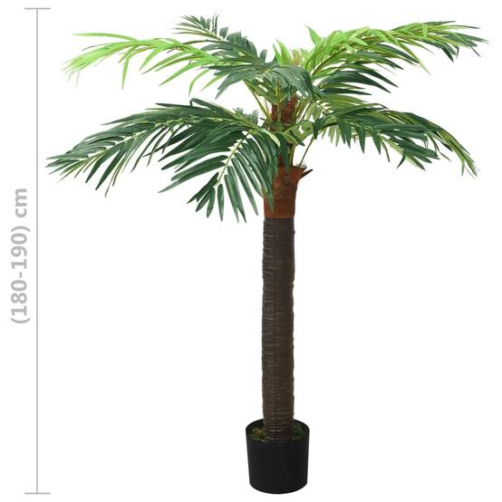 Palmier Phoenix artificiel bois et plastique vert 190 cm - PANGIVO - Image 6