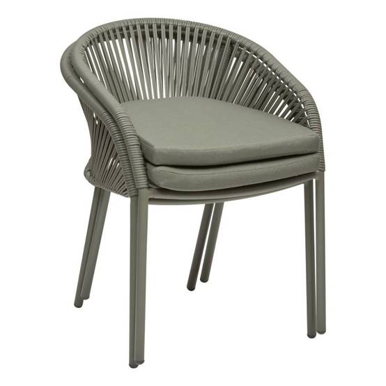 Hesperide - Fauteuil de jardin Oryon empilable vert laurier Hespéride - Image 9