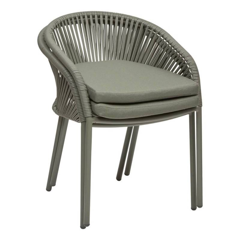 Hesperide - Fauteuil de jardin Oryon empilable vert laurier Hespéride - Image 9