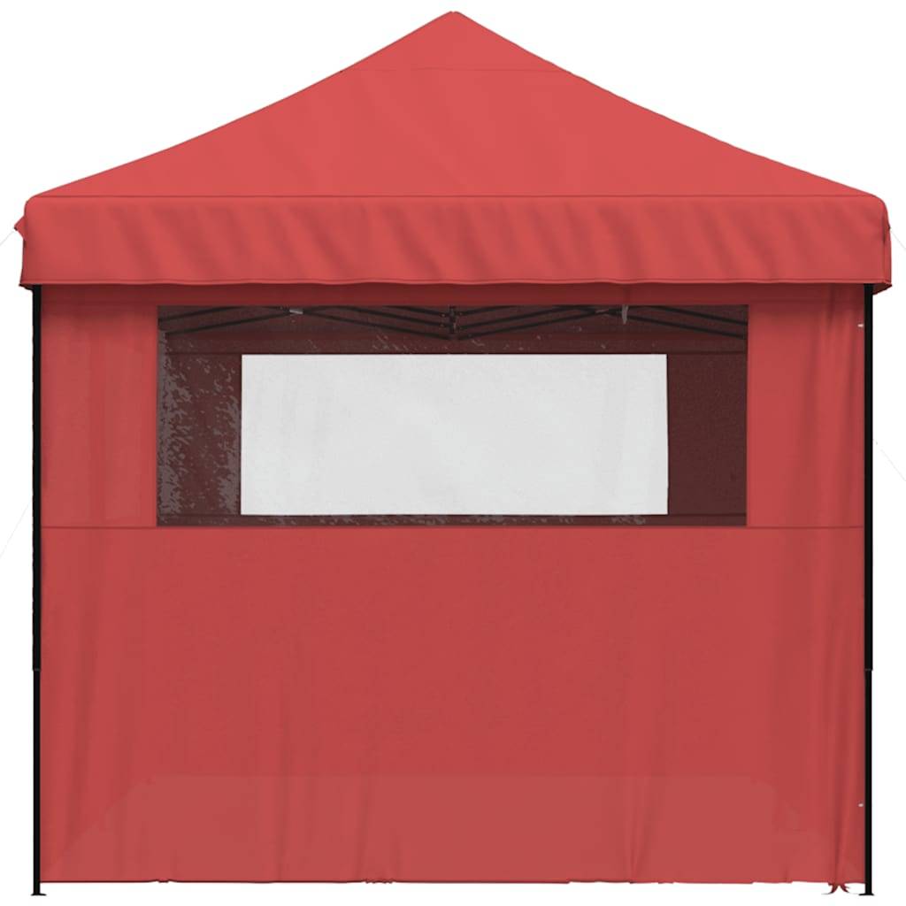 Tente de réception acier et tissu Oxford bordeaux 580 x 292 x 315 cm - PANGIVO - Image 5