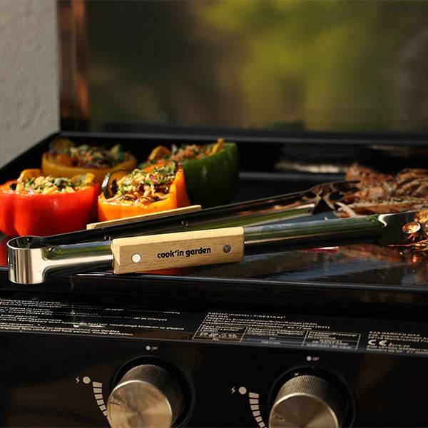 Pince manche en inox et bois FSC® 100% - Image 2