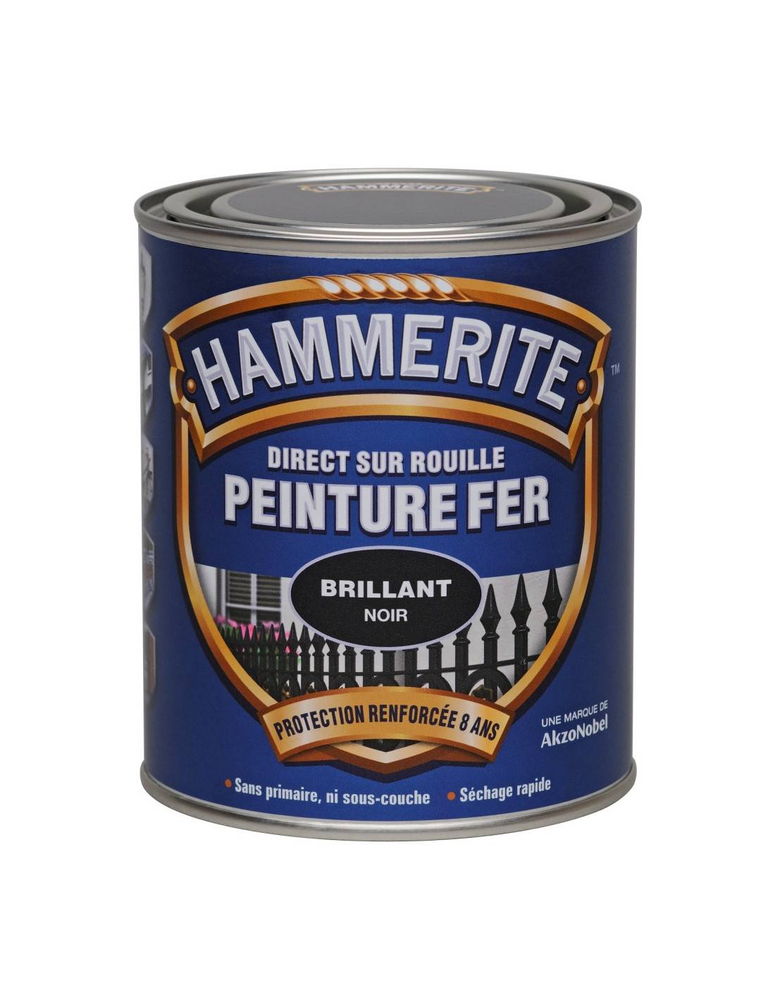 Peinture Laquée Gris Nuage 0.75 Litre - Hammerite