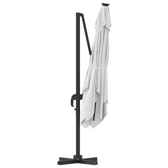 Parasol de jardin | Parasol d'extérieur | Parasol Roma Beige 286 x 284 x 265 cm Aluminium et polyester Maison Chic - Image 7