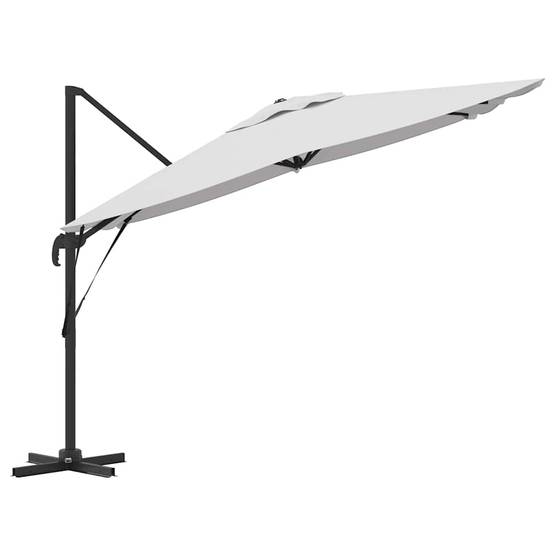 Parasol de jardin | Parasol d'extérieur | Parasol Roma Beige 286 x 284 x 265 cm Aluminium et polyester Maison Chic - Image 6