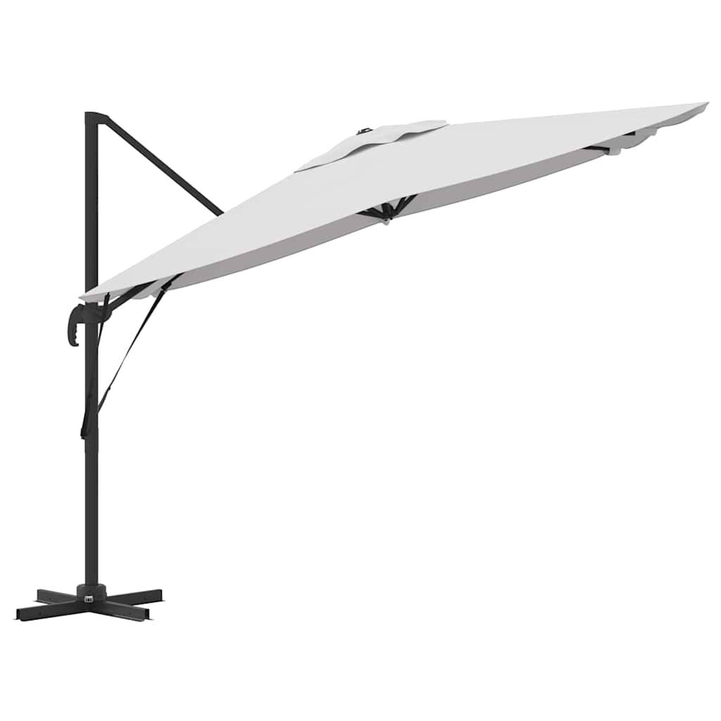 Parasol de jardin | Parasol d'extérieur | Parasol Roma Beige 286 x 284 x 265 cm Aluminium et polyester Maison Chic - Image 6