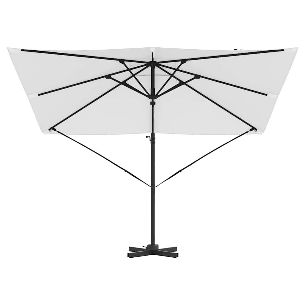 Parasol de jardin | Parasol d'extérieur | Parasol Roma Beige 286 x 284 x 265 cm Aluminium et polyester Maison Chic - Image 5