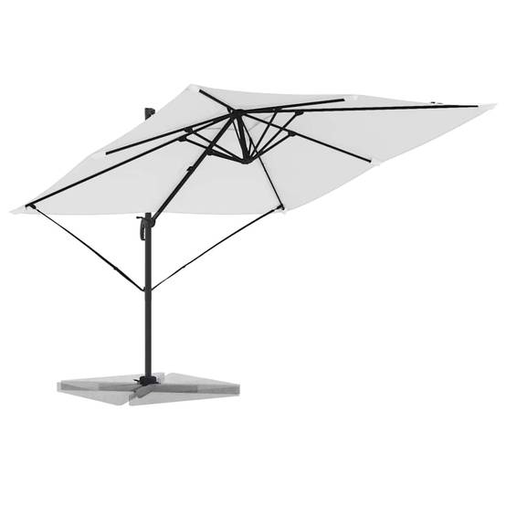 Parasol de jardin | Parasol d'extérieur | Parasol Roma Beige 286 x 284 x 265 cm Aluminium et polyester Maison Chic - Image 3