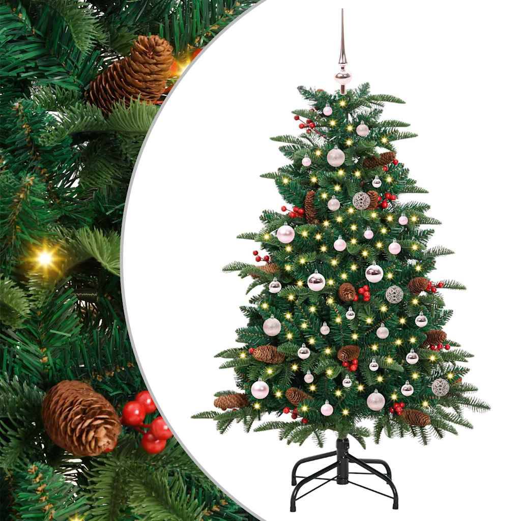Sapin de Noël | Arbre de Noël artificiel Vert 150 cm PVC, métal et plastique Maison Chic - Image 2