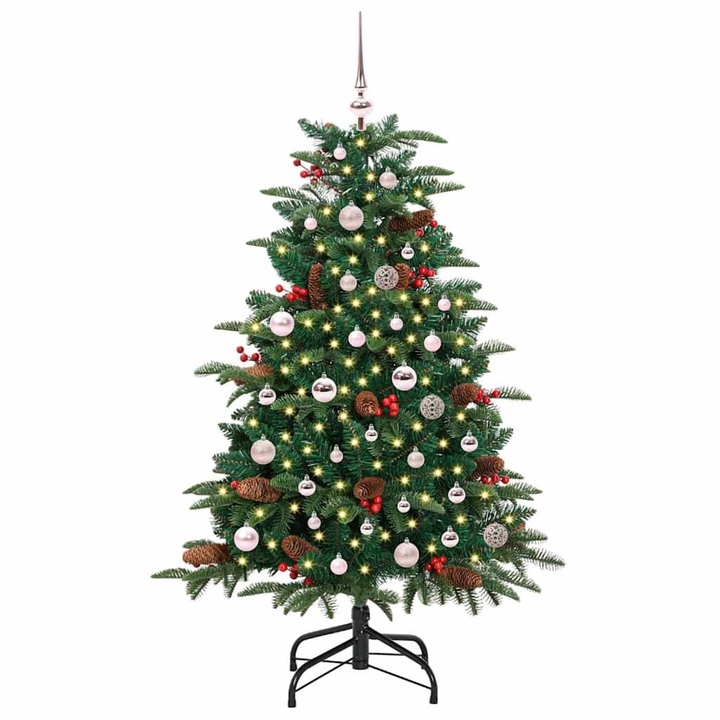 Sapin de Noël | Arbre de Noël artificiel Vert 150 cm PVC, métal et plastique Maison Chic - Image 1