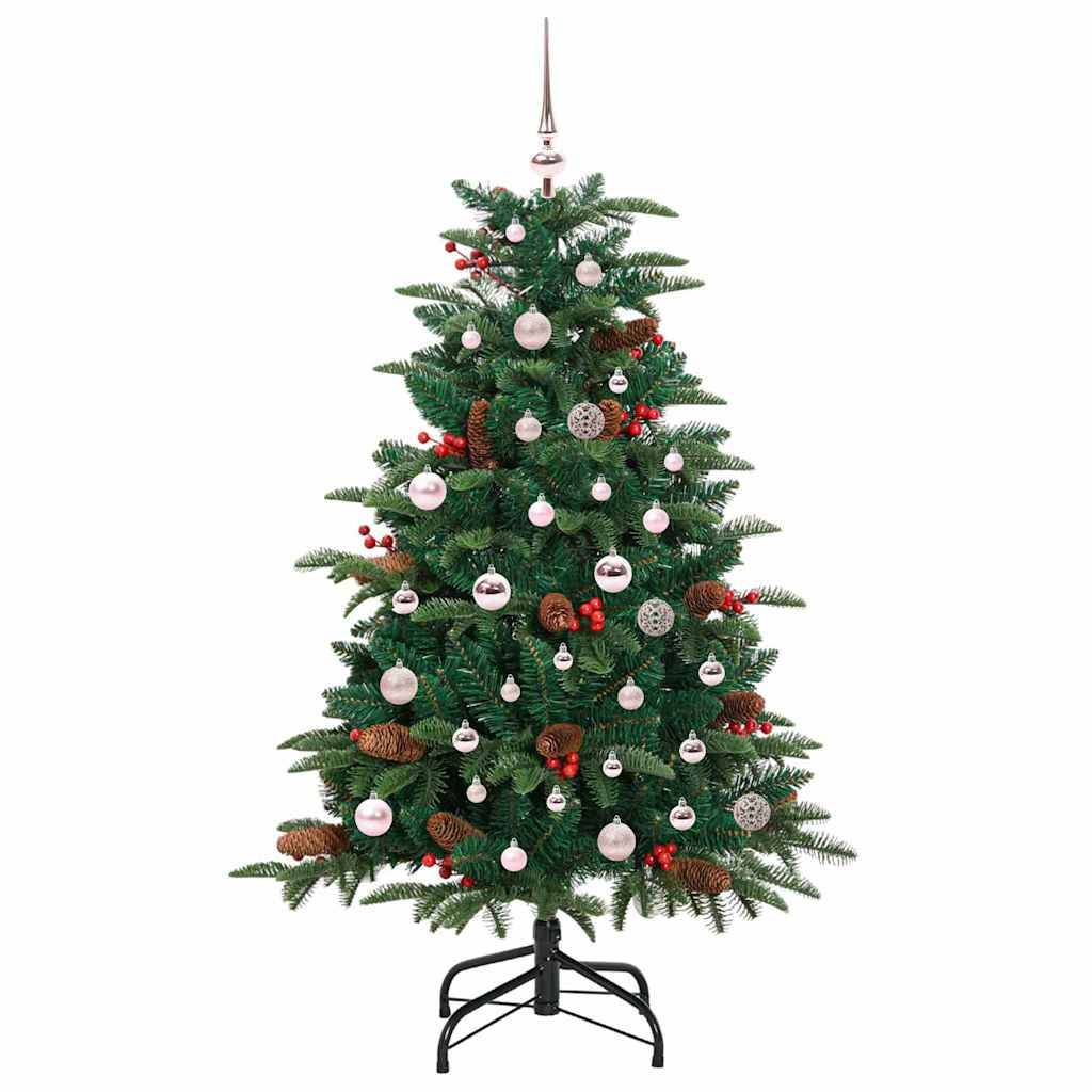 Sapin de Noël | Arbre de Noël artificiel Vert 150 cm PVC, métal et plastique Maison Chic - Image 3