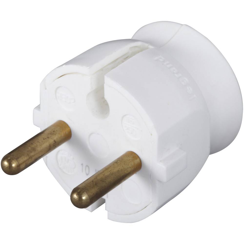 Legrand - Fiche électrique mâle 2 pôles, 16 A, LEGRAND - Image 1