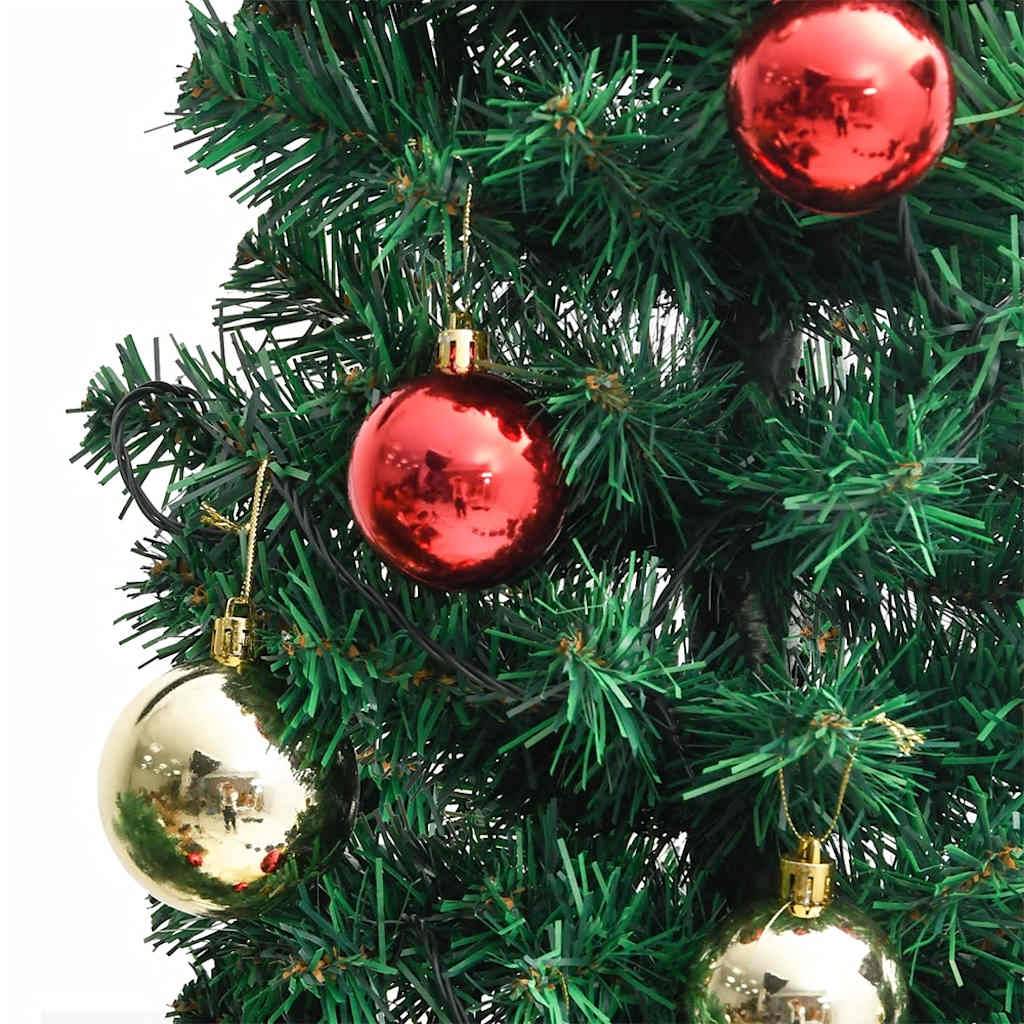Vidaxl - Cactus de Noël avec support et LED Vert 180 cm PVC vidaXL 344656 - Image 4