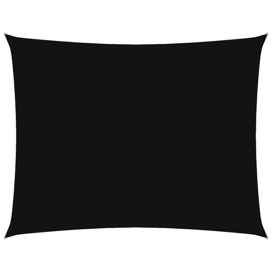 Voile de parasol tissu oxford noir 6 x 7 x 0.1 cm - PANGIVO - Image 1