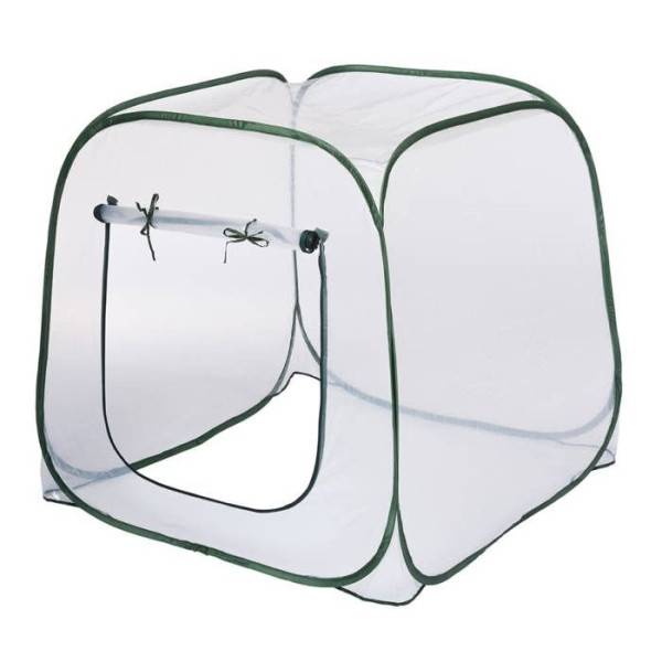 Serre de jardin Pop-Up - NATURE - 100x100x100 cm - PE transparent - Protection anti-UV - Image 1
