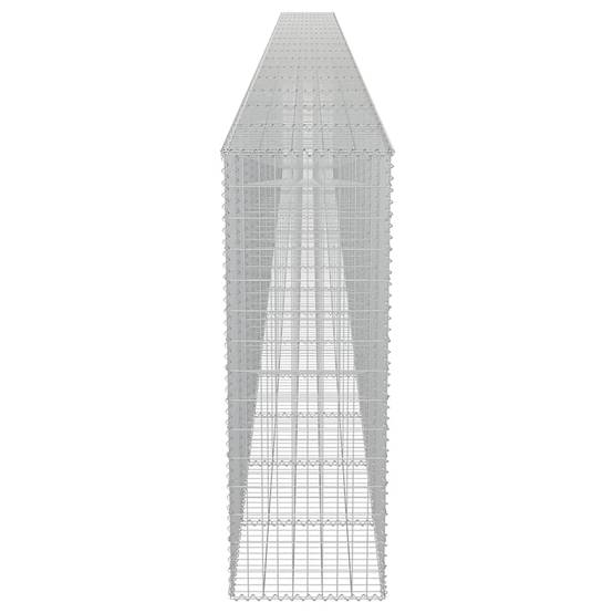 PANGIVO - Mur à gabion avec couvercles Acier galvanisé Argenté 900 x 50 x 150 cm - PANGIVO - Image 6