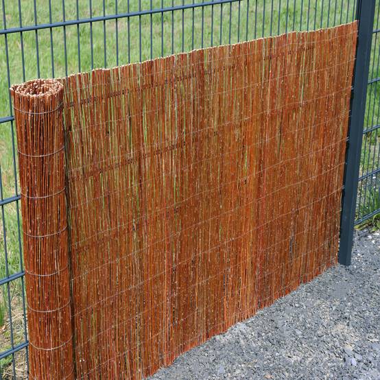 Clôture en osier Aquagart 50m x 150cm I Brise-vue en osier I Brise-vue naturel pour jardins, balcons et terrasses - Image 7