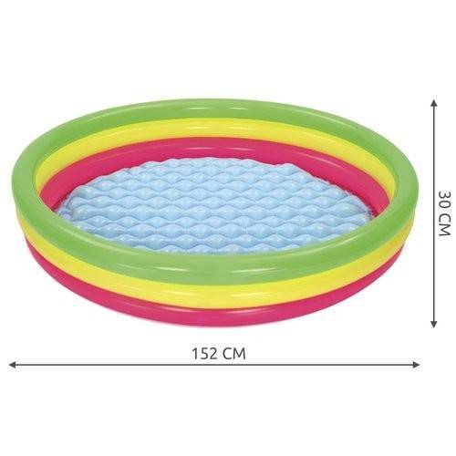 Entrepotbrico - Piscine gonflable arc-en-ciel 152cm Bestway 51103 - Image 5