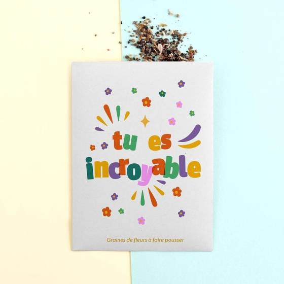 Radis et Capucine - Radis et Capucine - Sachet message - Tu es incroyable - Image 3