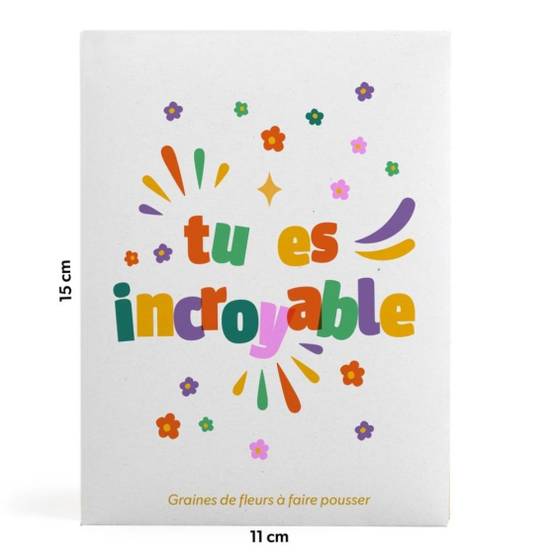 Radis et Capucine - Radis et Capucine - Sachet message - Tu es incroyable - Image 2