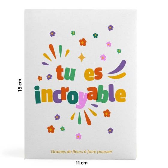 Radis et Capucine - Radis et Capucine - Sachet message - Tu es incroyable - Image 2