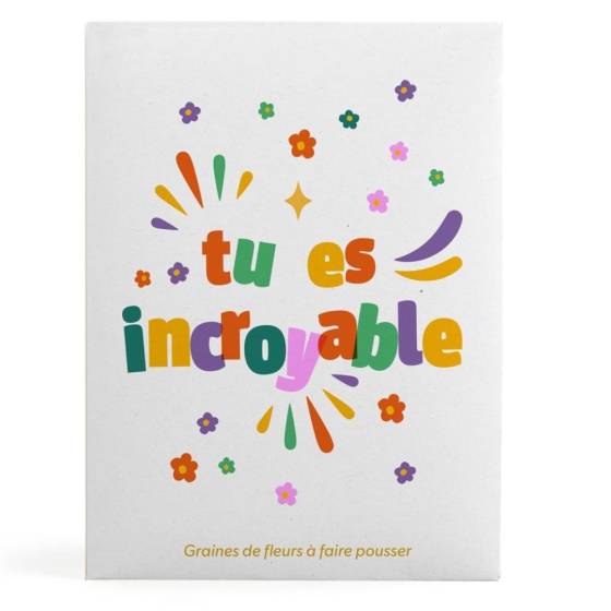 Radis et Capucine - Radis et Capucine - Sachet message - Tu es incroyable - Image 1