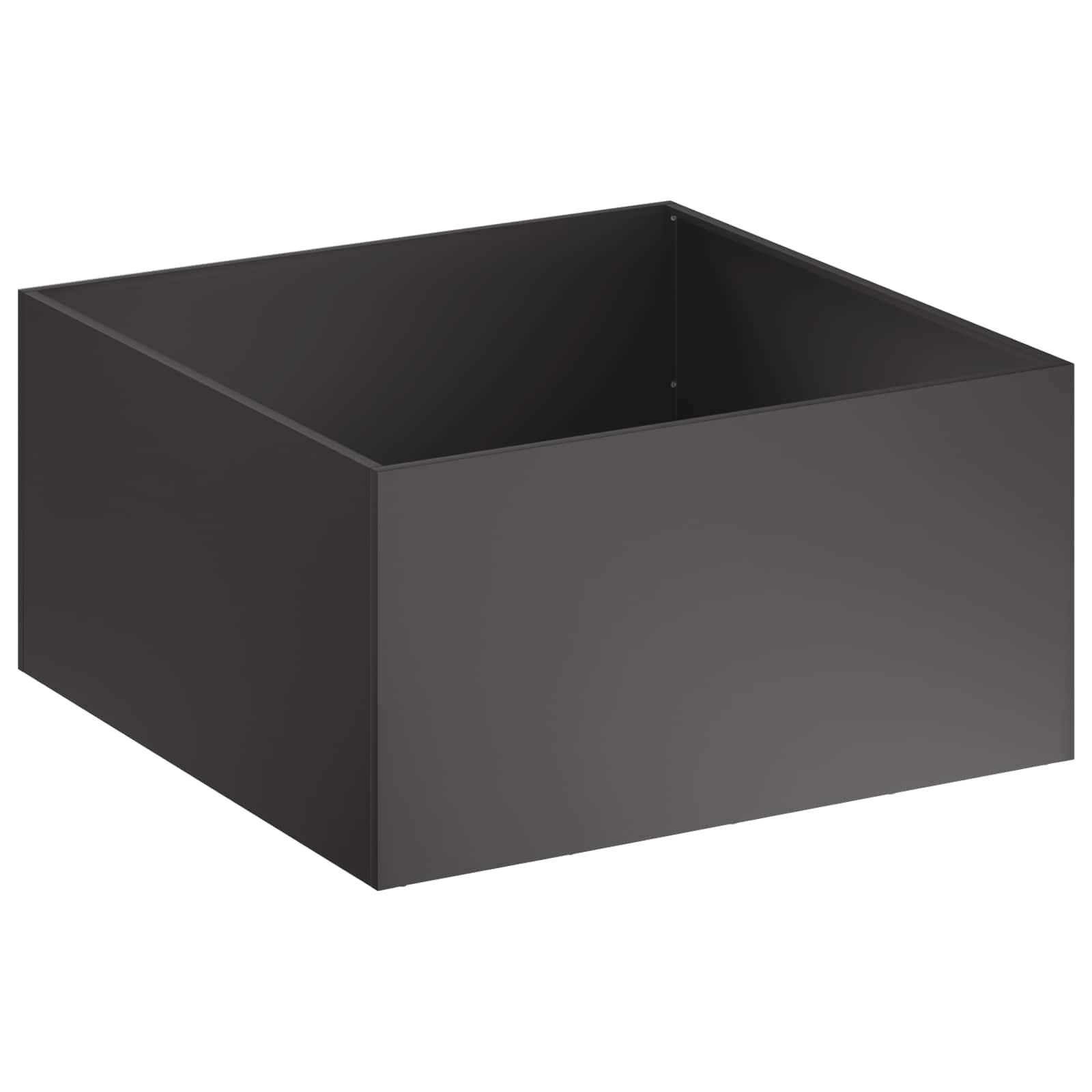 Vidaxl - Cache-pot de jardin 2 pc Noir 100 x 100 x 40 cm vidaXL 8005121 - Image 4