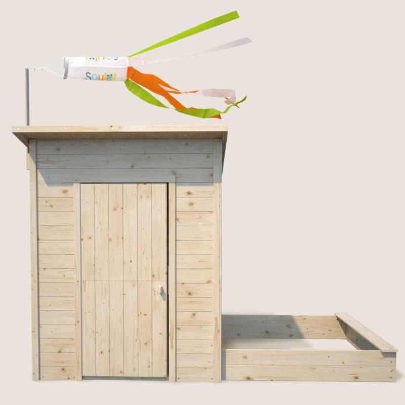 Soulet - Cabane en bois avec bac à sable intégré PALM SPRINGS - Image 3