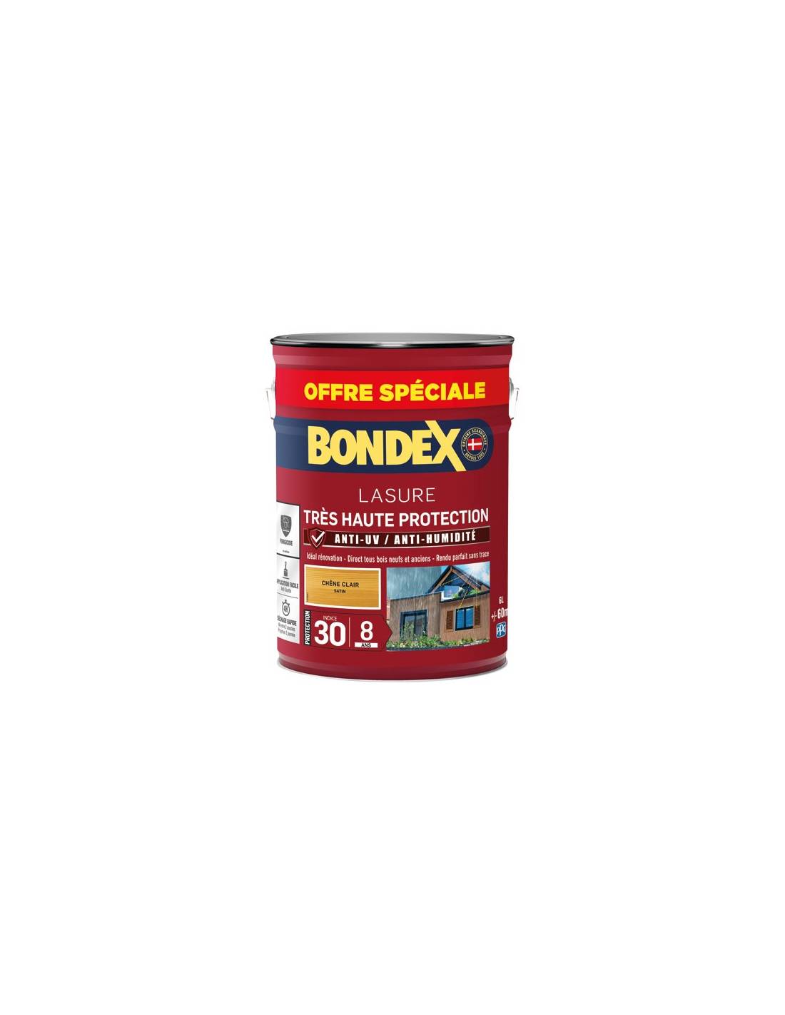 Bondex - Bondex Lasure Ind 30 / 8 Ans 6l Chêne Clair - Bondex